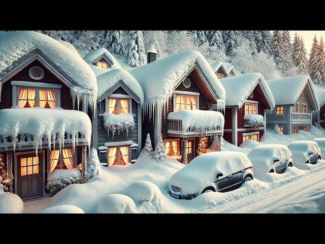 Massive Snowstorm Paralyzes France, Spain, Andorra ! Blanketing the Pyrenees Mountains