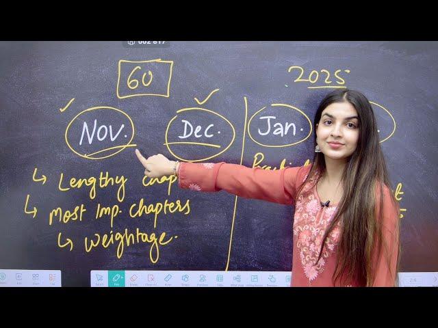 Class 12 How i scored 98% by studying from November  November Roadmap  MUST WATCH #boards2025