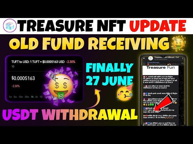 FINALLY  Treasure NFT USDT Withdrawal | Treasure NFT New Update Today | Treasure Fun New Update