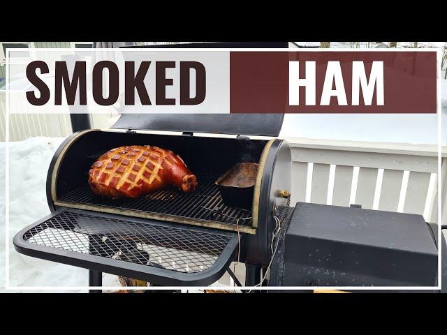 How to Smoke a Whole Ham | BBQ Ham recipe on Offset Smoker