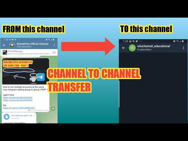 how to scrape telegram channel members and bring them to your own telegram channel