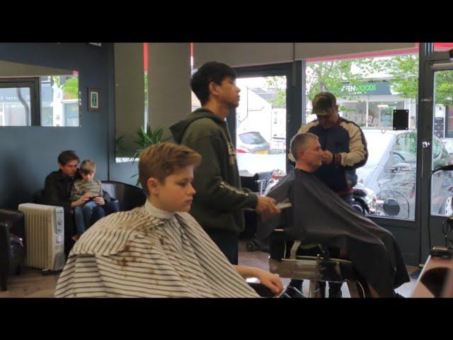 Haircut for boys hairstyle for men what's going on inside the barbershop