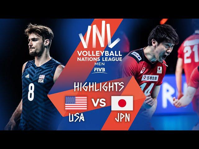 USA vs. JPN - Highlights Week 5 | Men's VNL 2021