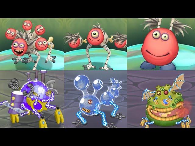 WUBBOX Monsters Ethereal Workshop VS RawZebra Monsters | My singing monsters | Theremind MSM