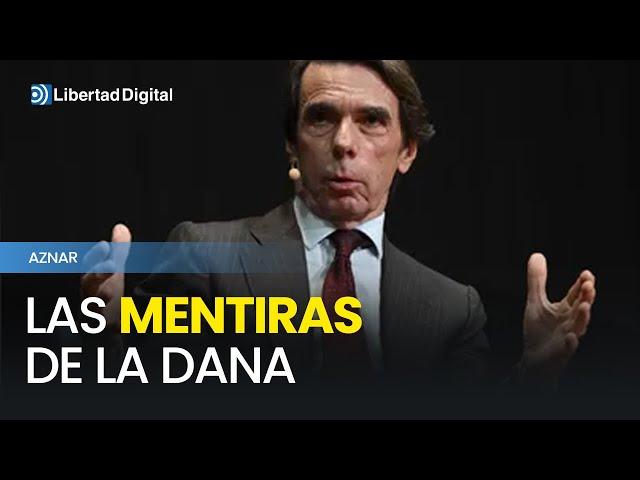 Discurso competo: Aznar desmonta en 10 minutos la gestión de Sánchez de la DANA