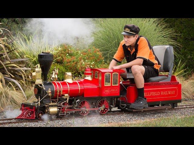 Firing up and running live steam locomotives at Nelson 2018!