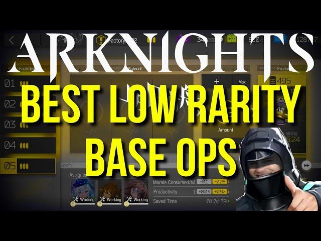 Arknights Base Guide: Best low rarity Operators to raise