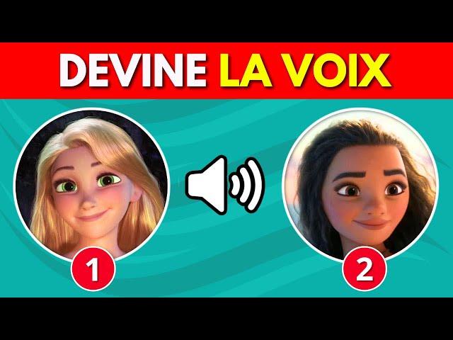 Devinez la voix de vos personnages DISNEY préférés... !