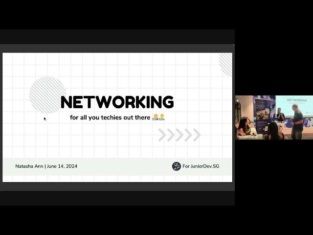 Networking for Techies - JuniorDevSG