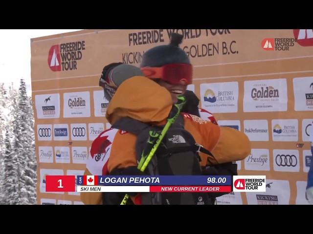 Logan Pehota (CAN) - 1st place SKI MEN - FWT18 Kicking Horse Golden BC