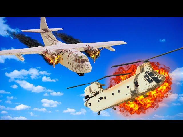 Dynamic Plane and Helicopter Crashes | Teardown