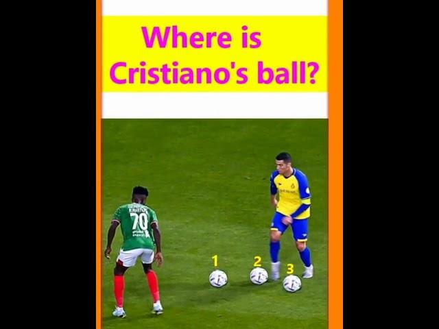 Challenge Where is Cristiano Ronaldo's ball? #shortsvideo