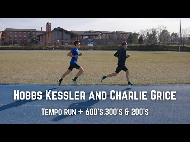 Hobbs Kessler and Charlie Grice - Tempo and Track session at Altitude