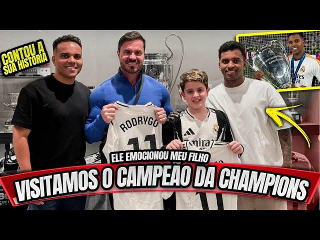 VISITAMOS O CAMPEÃO DA CHAMPIONS E ELE ACOMPANHA O RAMON E O ESPORTE - RODRYGO GOES DO REAL MADRID