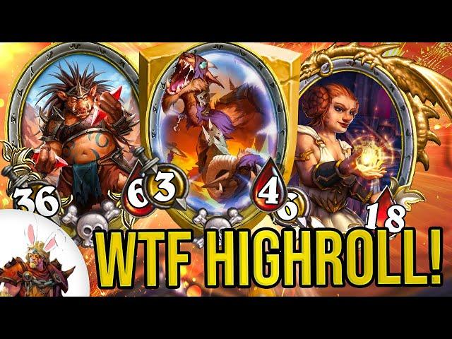 My BIGGEST QUILBOAR HIGHROLL! | Hearthstone Battlegrounds