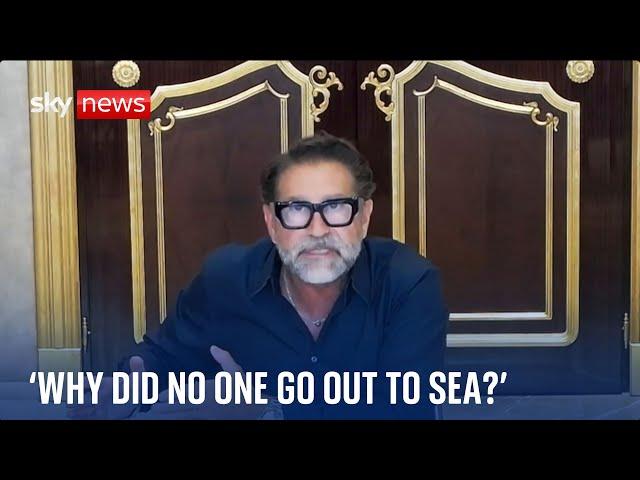 Superyacht sinking: 'Why did no one go out to sea?' chief executive of The Italian Sea Group asks