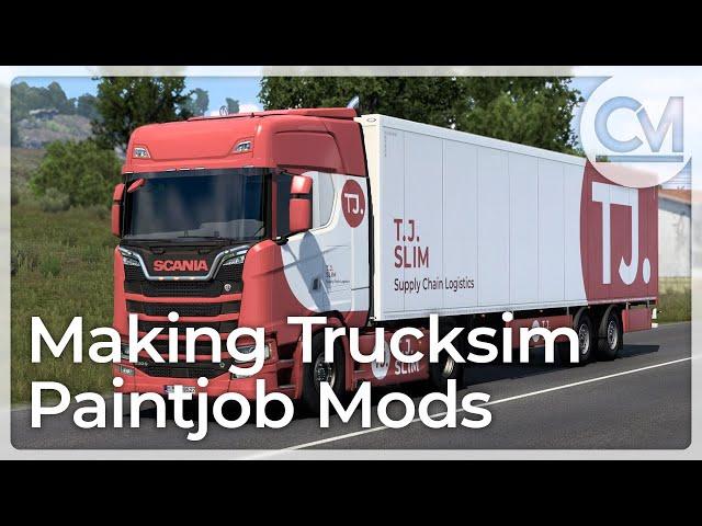 How to Make ATS/ETS 2 Paint Job Mods