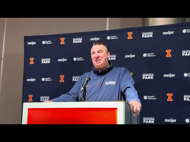 Citrus Bowl selection:  Illini coach Bret Bielema