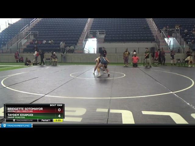 High School Girls 127 Taydem Khamjoi Swamp Monsters Vs Bridgette Sotomayor Arizona Girls Wrestling