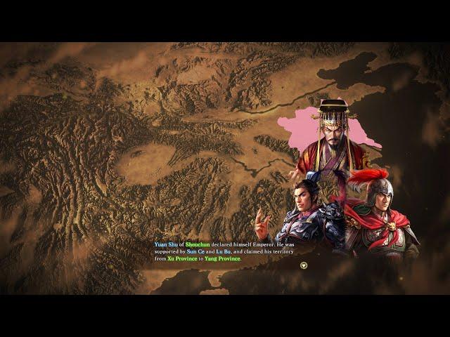 三國志13 PUK Romance of the Three Kingdoms 13 - Lu Bu 100 Int Officer Play Stream 0 - The Rat Empire