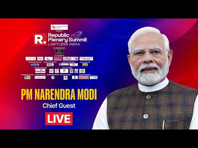 PM Modi At Republic Plenary Summit 2025 | Arnab Goswami | India's Biggest News Event