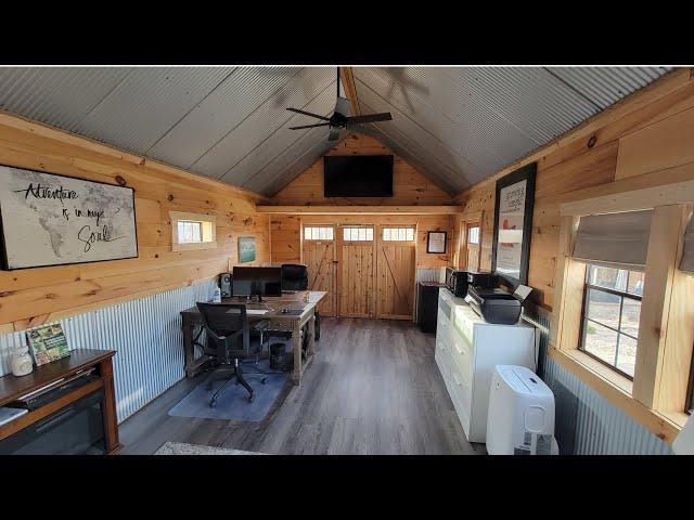 How To Convert A Shed Into A Great Home Office!