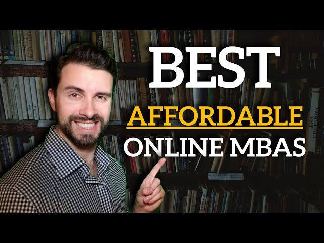 Best AFFORDABLE Online MBAs | TOP 5 in the US Under $30K