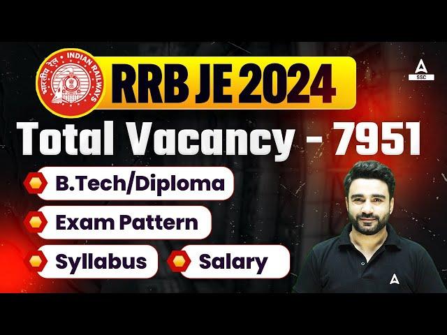 RRB JE 2024 | RRB JE Syllabus, Exam Pattern, Salary, Qualification | Full Details By Sahil Madaan