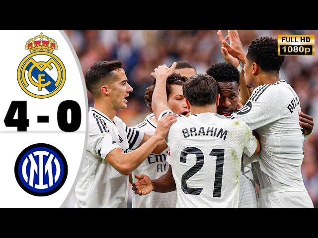 Real Madrid vs Inter Milan 4-0 • Champions League Highlights & All Goals • Hasil Bola Tadi Malam