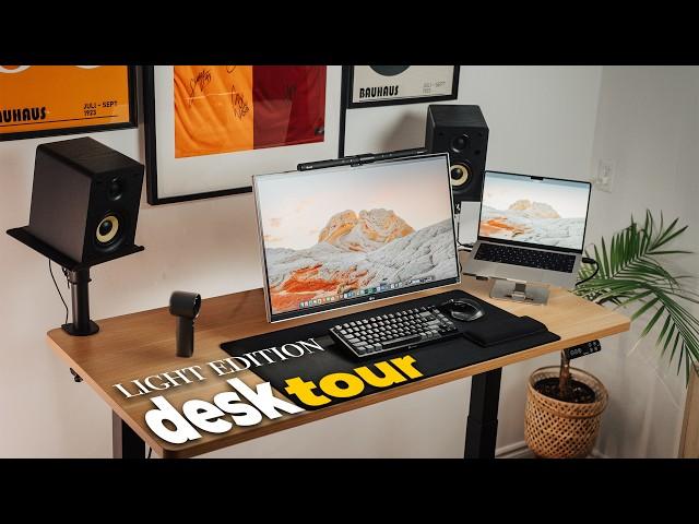 My Ultimate Desk Setup Tour 2024 | Minimalist & Light Aesthetic Edition