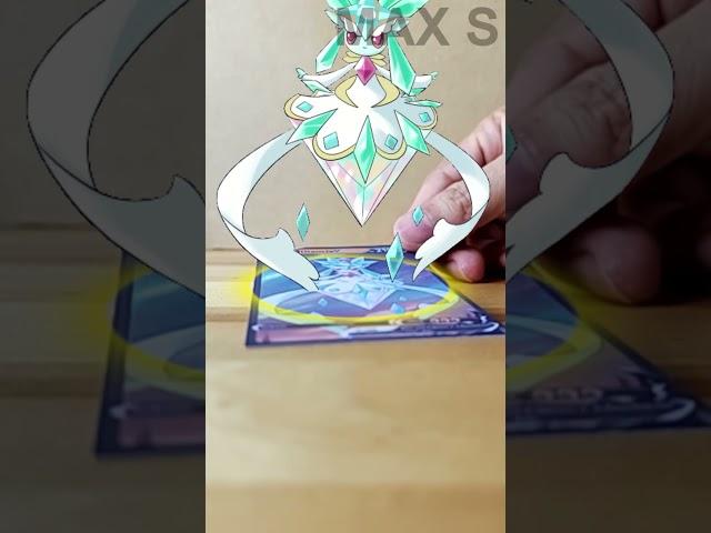 Mega Diancie X/Y Pokémon Evolution TCG | AR Card by Max S #Shorts