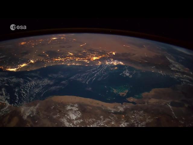 A meteoroid as seen from the Space Station… make a wish!