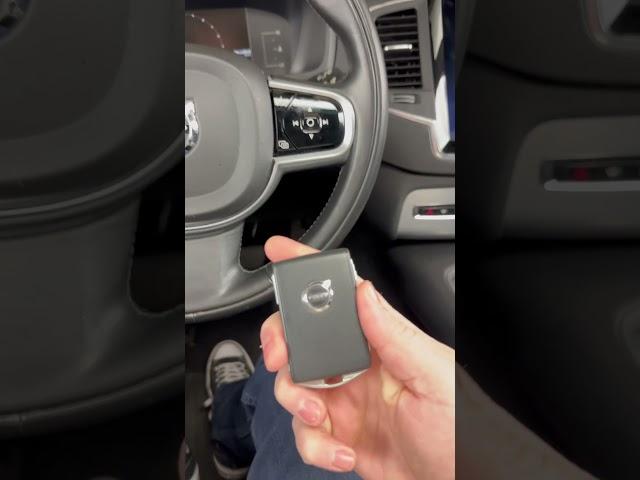 2016 - 2022 Volvo XC90 VEHICLE KEY NOT FOUND - How To Start XC90 With Dead Key Fob Battery