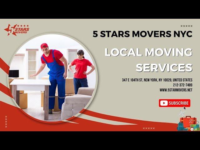 Local Moving Services | 5 Stars Movers NYC | www.5starmovers.net