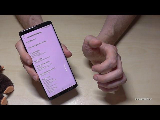 Samsung Galaxy Note 8: How to enable the developer options? (for USB Debugging etc.)