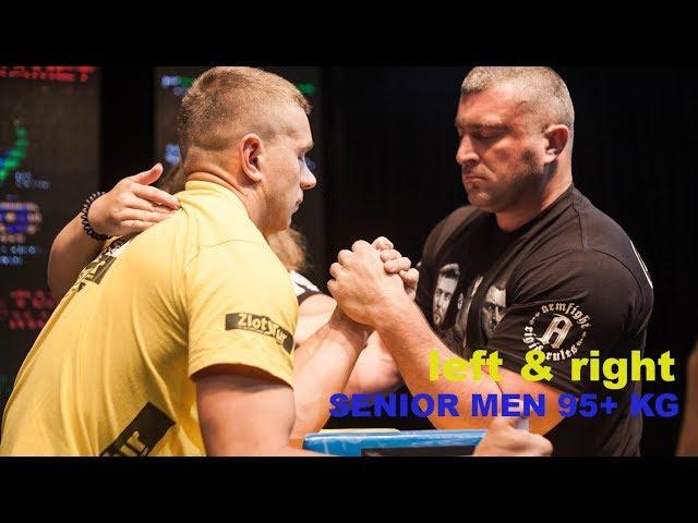 ARMWRESTLING LVIV OPEN CUP 2018 | SENIOR MEN 95+ KG (Andriy Pushkar, Oleh Zhokh)