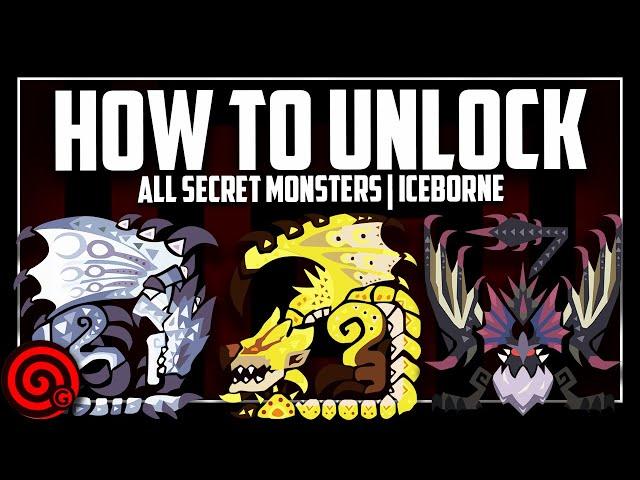 How to Unlock - Gold Rathian, Yian Garguga, Silver Rathalos & MORE! | MHW Iceborne