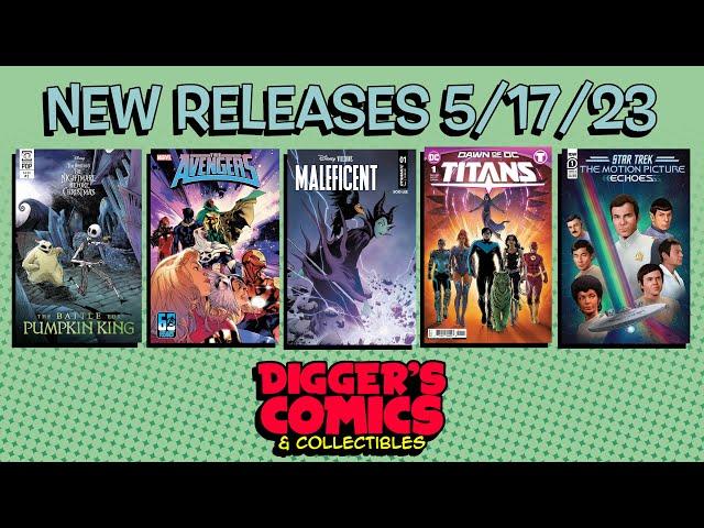 New Comic Books for 5-17-2023.