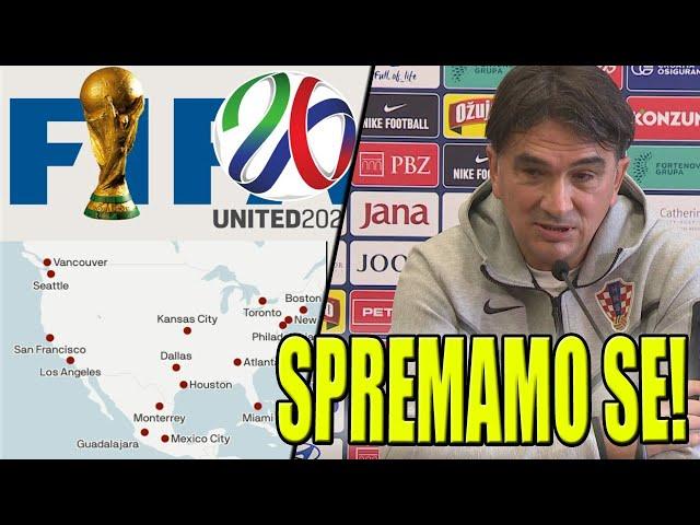 DALIĆ O SVJETSKOM PRVENSTVU 2026 U AMERICI I PRIPREMAMA HRVATSKE