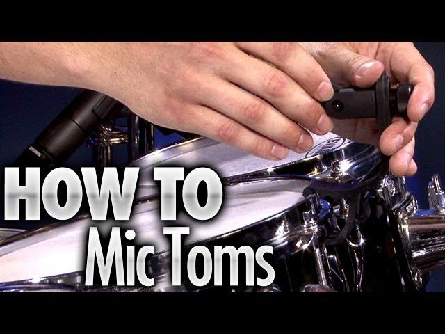 How To Mic Toms - Drum Lessons