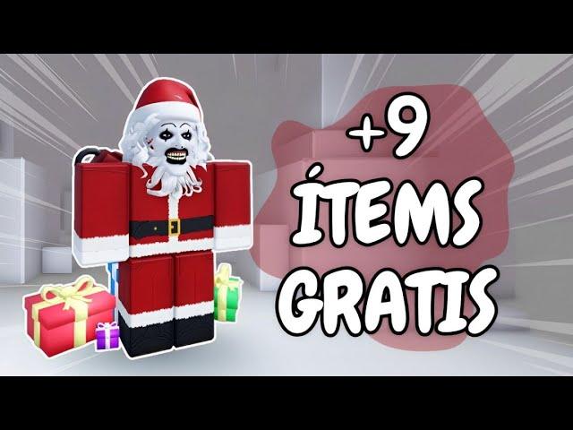 CONSIGUE 9 ITEMS GRATIS en Roblox!  (2024)