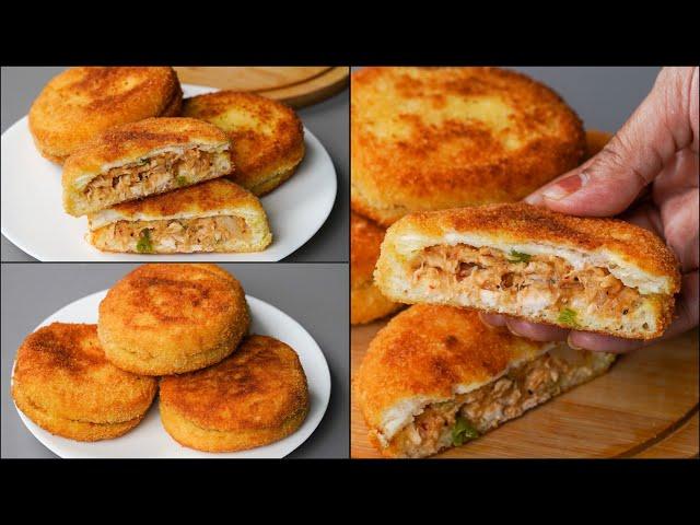 Chicken Bread Patties Recipe | Bread Chicken Snacks Recipe | Chicken Patties | N'Oven Foods