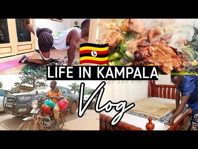 CITY LIFE IN KAMPALA-VLOG,SELF CARE+WORKING OUT+COOKING+VISTS+TRY ON HAUL//LIVING ALONE IN KAMPALA