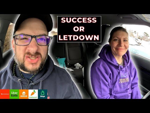 Our Super Bowl Sunday Wasnt What We Expected! | Doordash, Uber Eats, Instacart Multi-App Ride-Along