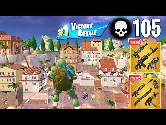 105 Elimination Solo vs Squads Wins Full Gameplay (Fortnite Chapter 5 Ps4 Controller)