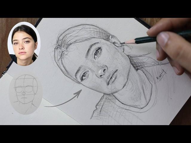 You don't need artistic talent! Learn to draw portraits in minutes