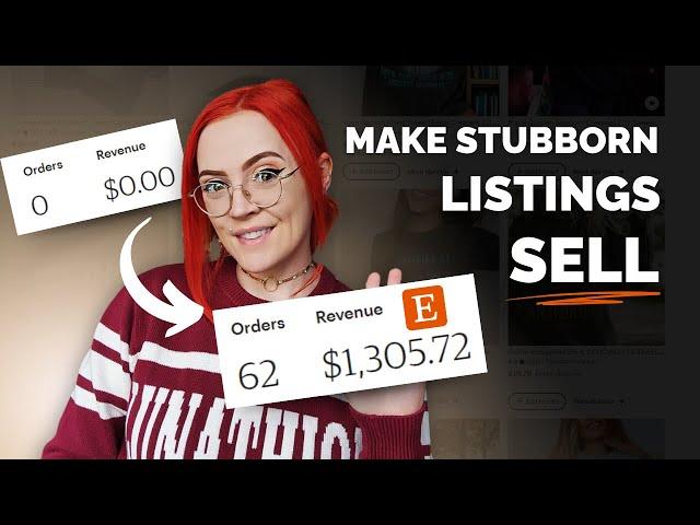 Etsy listings not selling?  Follow these steps!