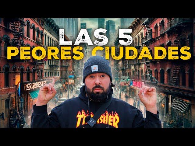 LAS 5 PEORES ciudades para inmigrantes este 2025 CUIDO ATENCION!!