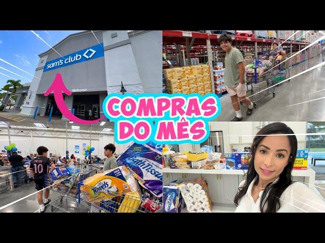 MINHAS COMPRAS DO MÊS NO SUPERMERCADO SAM’S! | QUANTO GASTEI?