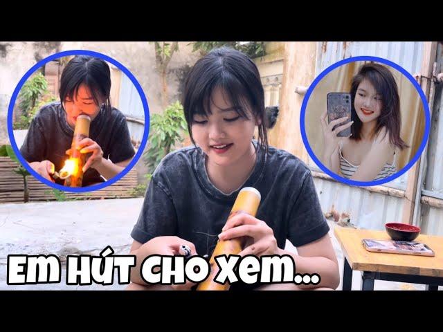 Giật Mình Khi Phát Hiện Em Bán Bún Hút Thuốc " Lào " | Mạnh MIB